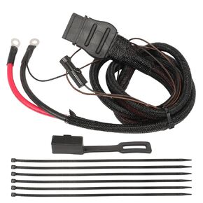 2 Pin Truck Side Battery Cable Power Ground Isolation Cable Fits Western Fisher 63411 W63411, Replaces 63411