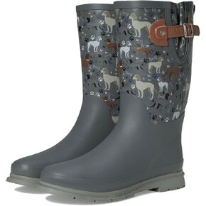 Western Chief Women's Faux Fur Tall Rain Boot