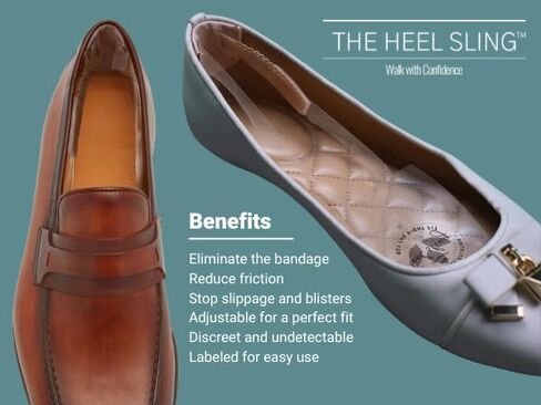 – Game Changer! Anti-Slip Heel Pads for Blister Prevention & Slippage Prevention | Custom Fit Invisible Shoe Inserts for Kids | Doctor Recommendation for Foot Comfort (Black, Child) in Kuwait