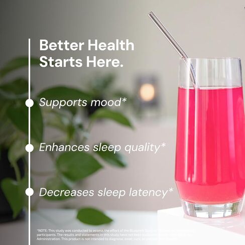 Blueprint Bryan Johnson Longevity Mix - ملحق Builder & Recovery Muscle - يعزز التركيز والمزاج المتوازن - الكرياتين ، L -theanine- Vegan ، Keto Friendly (30 حصص (حزمة 1) ، Orange Blood) in Kuwait
