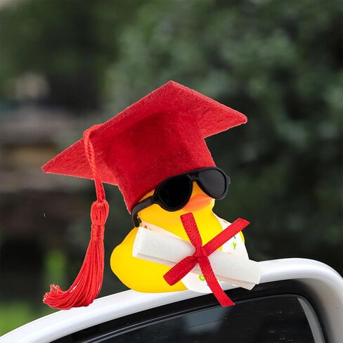 Wonuu Rubber Duck Car Decoration Gift ، شهادة وشاح التخرج للمساعد ، والبكالوريوس ، والخريجين ، والسيد ، والطبيب ، والأزرق in Saudi Arabia