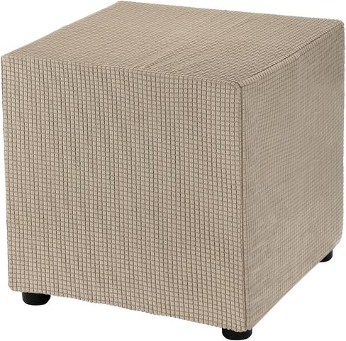 غلاف عثماني مربع Uxcell 18x18x18inch تمتد البوليستر القابلة للغسل القابلة للغسل العثمانية. in Kuwait