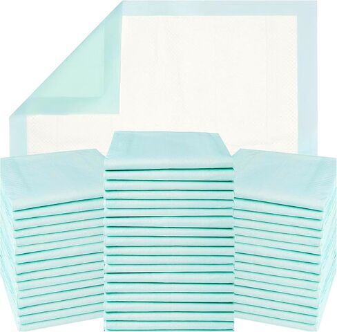 Underpads Green Lifestyle - منصات Chucks التي يمكن التخلص منها البالغين ، لاستخدامها كسلس ، PET ، منصات التبول للكلاب ، القطط ، الأرنب ، كبار السن (حزمة 50 - 36 × 36) in Kuwait