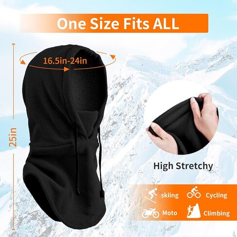 Ski Mask for Men Women Balaclava Face Mask Full Winter Mask Breathable Sports Mask in Saudi Arabia