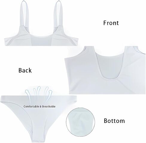 بدلات الاستحمام في Ystardream للفتيات Tankini Swimsuits 7-18 Kids Beach Swimwear in Kuwait