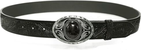 Gems الطبيعية نمر عيون حزام حزام حزام مع Acanthus Western Cowboy نمط المزيد من الألوان in Kuwait