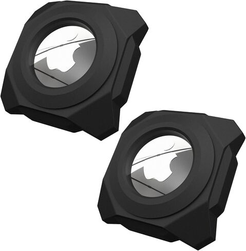 Airtag Holder Strong Case Stick-On Mount for Airtag Protective Pasteable Accessories Air Tag Case with Apple AirTag Hidden Protective Location Tracker(2 Packs) in Saudi Arabia