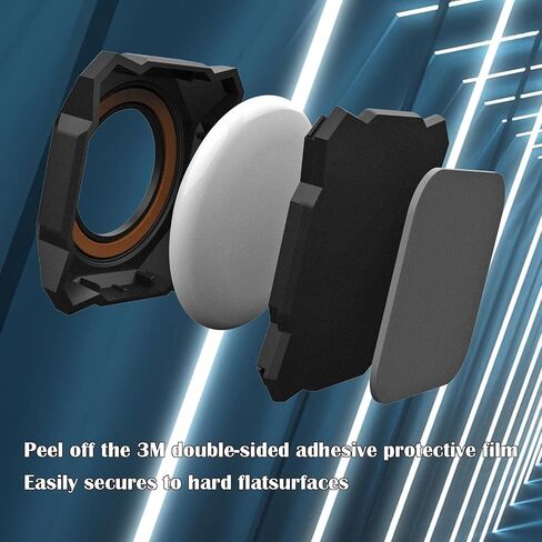 Airtag Holder Strong Case Stick-On Mount for Airtag Protective Pasteable Accessories Air Tag Case with Apple AirTag Hidden Protective Location Tracker(2 Packs) in Saudi Arabia