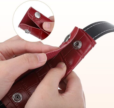 أغطية مقبض Uxcell 2 PCS ، غلاف PU Crocodile Pattern Prestor Wrap Cover Cover Groug Grip Protector (13x10cm ، Coffee) in Saudi Arabia