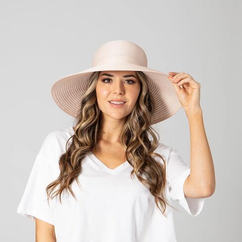 San Diego Hat Company Women’s Braided Sun Hat With Self-Tie Band, 5-Inch Brim in Saudi Arabia