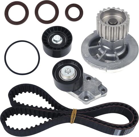 Timing Belt Kit with Water Pump Fit for 2004-2008 Chevy Aveo, 2006-2008 Aveo5 1.6L L4#TCK335, TCKWP335, TS26335, 130-1920 in Saudi Arabia
