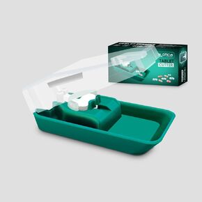 Tablet Pill Cutter Splitter for Small & Large Pills, Stainless Steel Blade, Safe and Precise Cutting with Centering Device & Blade Guard, Travel-Sized, Light Weight,Easily Washable