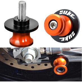 Universale M10 Motorcycle Swing arm Sliders Spools for Duke 125 200 300 390 RC125 RC200 RC390 690 790 890 990 1090 1190 1290 Adventure (Orange)