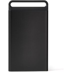 Lexon Nomaday Business Card Case For 15 Cards Aluminum (Black1)