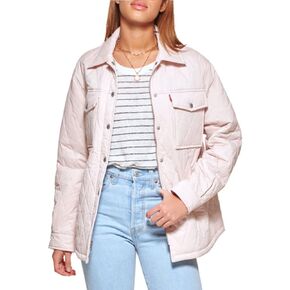Levi's Women's Diamond Quilted Lightweight Shirt Jacket