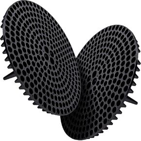 WASH&WHIPS Pit Stop Particle Interceptor for Car Wash - Innovative Interceptor Funnel Technology Separates Abrasive Dirt & Debris from Wash Water, Black 2 (Pack)