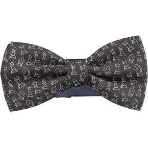 Adjustable Pre-tied bow tie for Men (Chess Piece Your Pattern) Elegant Cute Bowties for Dogs Cats Pets