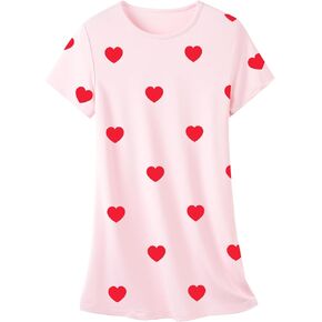Umeyda Girls & Women's Soft Nightgowns Sleep Shirts Sleepwear Nightdress