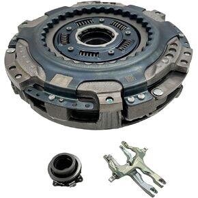 41200-2D220 Double Clutch Actuator Bearing Fork Set Fit for Hyundai 15-19 Sonata, 15-20 Veloste-r, 16-18 Tucson, 17-20 Elantra/Gt, 18-20 Kona; Fit for Kia 17-20 Forte/Soul, 17-18 Forte5 1.6L 2.0L 2.4L