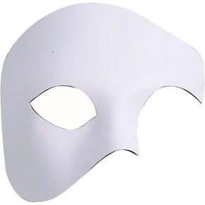 Mens Half Face Mask Opera Mask Vintage Design Venetian Mask for Masquerade Party