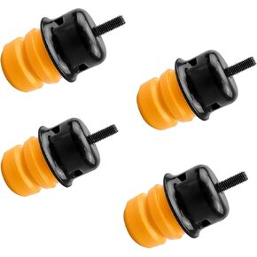 4Pcs TJ Bump Stops with Cups Brackets for Jeep Grand Cherokee ZJ 1993-1998 for Jeep Wrangler TJ 1997-2006 Jounce Bumpers 52087636AB 52087636AC 52087992