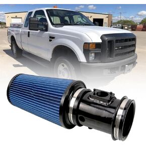 Rulline 4 "نظام إدخال الهواء كمية الهواء مع مرشح مملوءة متوافق مع Ford F250 F350 F450 6.4L Powerstroke Diesel 2008-2010
