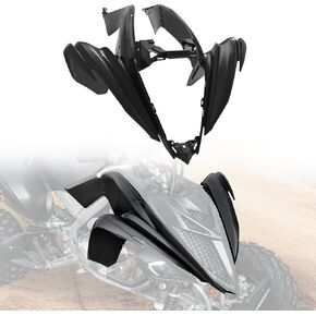 Front Fender Flares Mud Guards Mud Flaps Extension Protector Compatible with Yamaha YFM Raptor 700 700R 2013-2025 Accessories