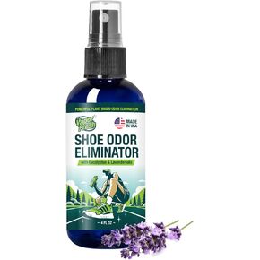 Shoe Deodorizer Spray - Odor Eliminator for Smelly Shoes - Eucalyptus Lavender - 4oz (1-pack)