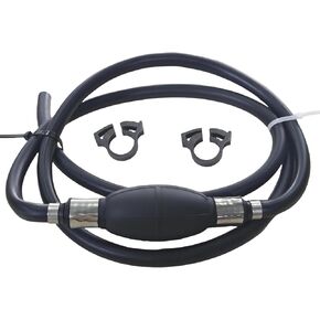 3/8 Inch Marine Fuel Line with Primer Bulb Compatible with Yamaha Outboard RVs Tractors Caravans Boats 10mm Fuel Hose