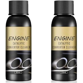 2PC Catalytic Converter Cleaner, Fuel & Exhaust System Cleaner, Restores Catalytic Converters,Engine Carbon Cleaner for Gas and Diesel Car