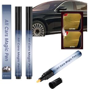 Car Scratch Repair Pen Set,2 Pcs All Cars Magic Pen,Quick Fix for Scratches and Paint Dаmаgе, Magic Car Scratch Removal Pen,Easy to Use, Fits All Car Color