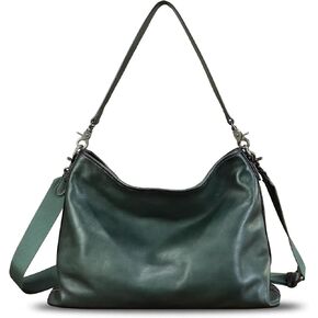 Genuine Leather Hobo Bag for Women Tote Bag Vintage Handmade Shoulder Bag Crossbody Satchel Purses Pouch