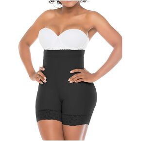 Salome 218 High Waist Compression Shapewear Tummy Control BBL Shorts Fajas Colombianas para Mujer Levanta Cola