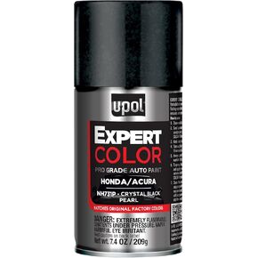 U-POL Expert Color, For Honda/Acura NH731P, Automotive Spray Paint, Professional Grade, Long-Lasting, Easy-To-Use, Cyrstal Black Pearl