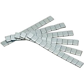 Pit Posse Professional Adhesive Stick On Wheel Weights 1/4oz (0.25oz) for Motorcycle, ATV, Car, SUV, Truck - Low Profile Wheel Balancing Weights with Easy-Peel OEM Quality 6 Strips (72 pcs) (Silver)