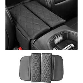 Center Console Armrest Cover for Mercedes Benz GLC X254 350e 300 2023-2025, C Class C300 2022-2025, Leather Armrest Console Cover with Side Storage Pockets