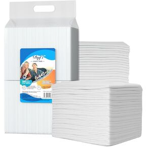 DAFI Disposable Bed Pads Extra Large 30"x 36"(50 Count) Adult Incontinence Underpads, Effective Odor Control Pee Pads, Chucks Pads, Super Absorbent Protection for Elderly, Adults, Baby