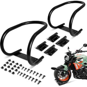 2 Pack E-Track Motorcycle Wheel Chock, 7" Removable Black Wheel Chock with E-Track Connector for E-Track System, Fits Trailer Floor - Motorcycle, Scooters, Dirt Bike