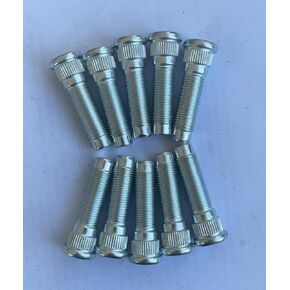 10 PCS 1/2-20 Serrated Wheel Stud Bolts 610-368 0.627 in. Knurl, 1-31/32 in. Length Compatible with Ford Explorer Mustang Mazda B2300 B2500 B3000 B4000 Lincoln Mercury