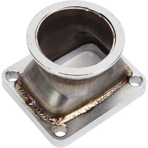 V Band to T4 Turbo Flange ، V Band Adapter 2 5in الطويل الأمد من الفولاذ المقاوم للصدأ للسيارات