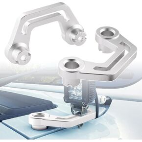 Light Mounting Brackets, Compatible with Wrangler JL/JLU 2018-2023 Gladiato JT 2020-2023 Light Mount Bracket for Front A-Pillar Auxiliary LED Pod Light Mount Hood Cowl Light Brackets (Black)
