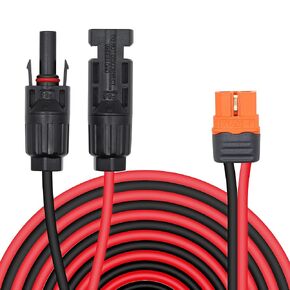 Solar to XT60I-F Charge Extension Cable 1.5M 12AWG Solar Connector to XT60i Female Adapter Cable for Solar Generator Power Station (5FT) in Kuwait
