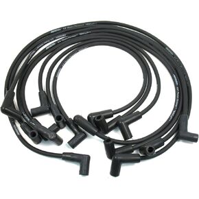 PerTronix 808210 Flame-Thrower Black 8mm Custom Fit Spark Plug Wire for 8 Cylinder GM