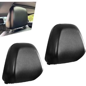 2 PCS CARS CONDREST ، WRAV-AROND LARD-AROUND NOST-MARKING FIT PROTECTORTACT OCRATCH CRATCH ، غطاء مرن قابل لإعادة الاستخدام القابلة لإعادة الاستخدام ، لمعظم ملحقات مسند المقعد (الأسود #M)