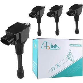 Set of 4 UF549 Ignition Coil Pack L4 1.6L 1.8L 2.5L For Nissan 2007-2019 Altima Cube Rogue Sentra Versa NV200 Pathfinder Infiniti FX50 M56 QX60 QX70 5C1753 C1696