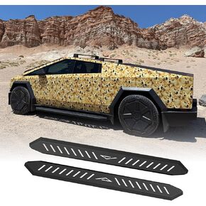 إكسسوارات Cybertruck تشغيل لوحات جانبية جانبية الأقواس الخارجية nerf أشرطة لتسلا cybertruck 2 pcs
