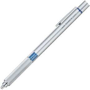 Uni Shift Pipe Lock Drafting 0.5mm Pencil, Silver Body with Blue Accent (M51010.26)