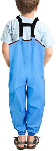 Luwint Kids Waterproof Rain Pants Lightweight Waders Outdoor Rain Bib Dirty Proof Trousers Snow Pants Boy Girl Fishing Wader in Saudi Arabia