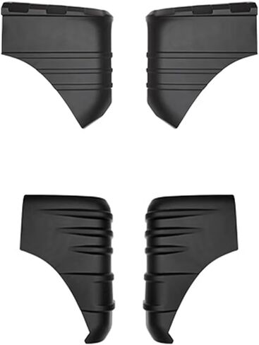 ABS Exterior Front & Rear Auto Wrap Angle Protection Cover Trim,Fit for Suzuki Jimny 2-Door/4-Door 2019-2025,Car Anti-Collision Protection Skins & Decals Accessories (Black Front & Rear) in Saudi Arabia