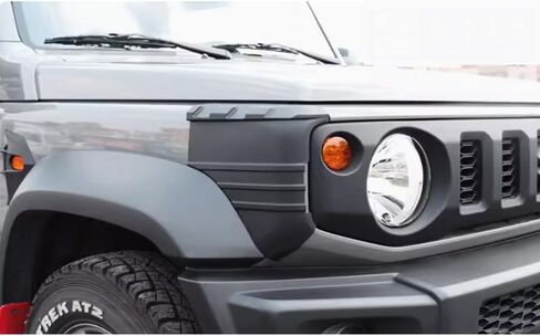 ABS Exterior Front & Rear Auto Wrap Angle Protection Cover Trim,Fit for Suzuki Jimny 2-Door/4-Door 2019-2025,Car Anti-Collision Protection Skins & Decals Accessories (Black Front & Rear) in Saudi Arabia